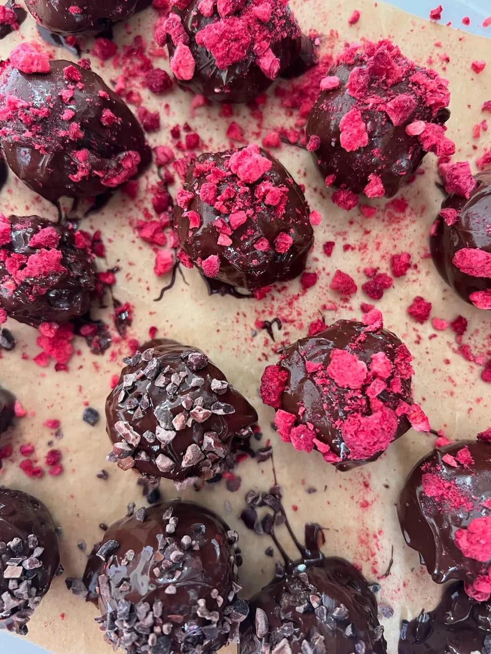 Chocolate Tahini Cookie Dough